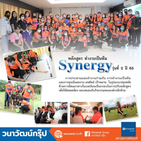ดอบรมการทำงานเป็นทีม Synergy รุ่นที่ 2